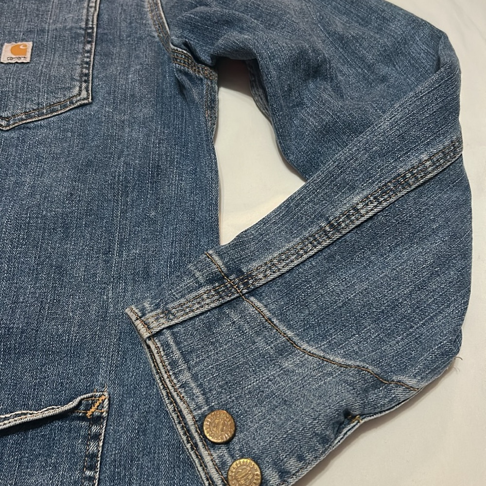 Carhartt Women’s Denim Jacket Classic Workwear size M - Picture 7 of 7
